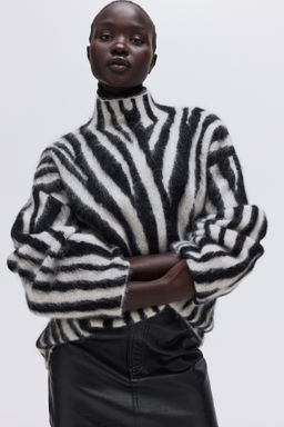 Jersey en mezcla de mohair con cuello perkins - H&m фото 6