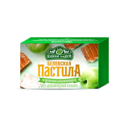 Белёвская пастила яблочная (без сахара) 200г