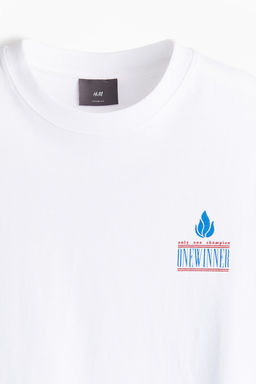 Camiseta con motivo estampado Loose Fit - H&m фото 7