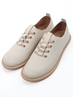 03-YH513-3 BEIGE Полуботинки летние женские (натуральная кожа)