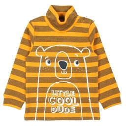CRB wear/CWB 62537 Водолазка ясельная, охра-темно-синий/Ex.Cherubino