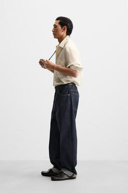 STRIPED CREASED-EFFECT SHIRT - Zara фото 4