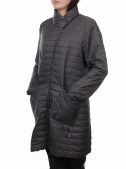 K-532 DK. GRAY Куртка демисезонная стеганая женская (70 гр. холлофайбер) - Fashion фото 5