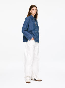 Camisa de sarga de denim - H&m фото 5
