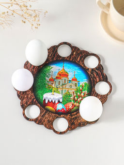 Подставка для 8 яиц на ножках Кулич. под кулич, d=20 см