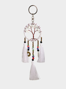 Брелок ловец снов «Древо», 19 см, белый