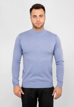 Джемпер мужской GREG G122-05427 (голубой фиолет м.)  фото 6