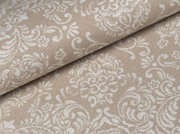 01с-44ЯК Салфетка 45*45 "Романтика" цв. бежевый (по 6 шт