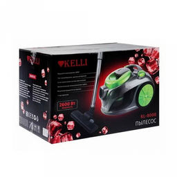 Пылесос "Kelli", пылесборник: циклонный фильтр 2,5л, 5-ти ступенчатая система фильтрации, удобный механизм очистки, металлическая телескопическая трубка, ножной переключатель вкл/выкл, регулятор мощности на корпусе, сетевой шнур: 5м, атоматическое см