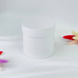 Подарочная коробка белая под шар