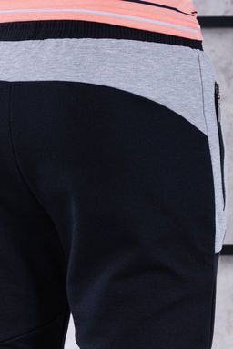 Брюки спортивные 
 3.MM078B-чёрный