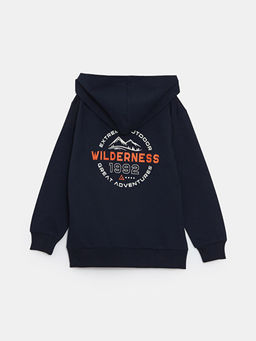 Kap??onlu Erkek ?ocuk Fermuarl? Sweatshirt - Waikiki фото 2