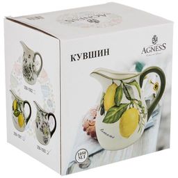 КУВШИН AGNESS ЛЕМОН ТРИ 18*13*16,5 СМ 1150 МЛ  фото 2