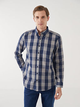 Regular Fit Uzun Kollu Ekose Arm?rl? Erkek G?mlek