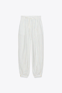 ZW COLLECTION STRIPED BALLOON TROUSERS - Zara фото 12
