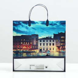 Цена за 10 шт. Пакет Вечер в Венеции, мягкий пластик, 30 x 30 см, 100 мкм - Simaland фото 2