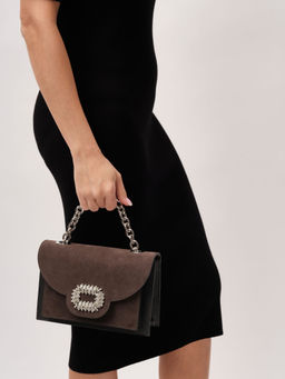 Женская сумка Deboro 31022 темный лес