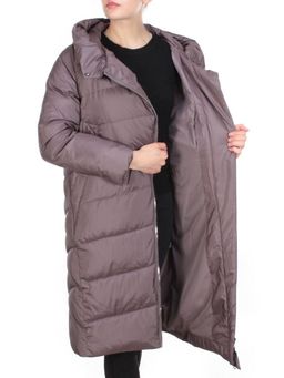 2118 GRAY/PURPLE Пальто зимнее женское MELISACITI (200 гр. холлофайбера) - Fashion фото 6
