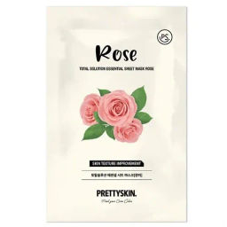 Total Solution Essential Sheet Mask Rose - Тканевая маска с экстрактом розы, 23 гр