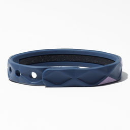 Силиконовый браслет На кнопках, цвет синий - Queen fair фото 2