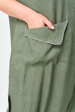 Платье Diamant 2072 хаки  фото 3