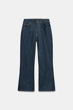 JEANS ZW COLLECTION CROPPED FLARE TIRO MEDIO / Azul - Zara фото 5