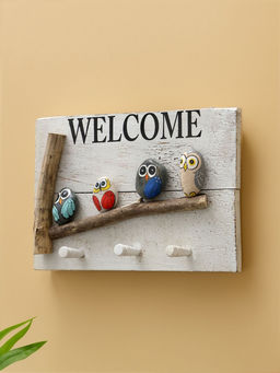 Вешалка WELCOME, 31×6.5×21 см, дерево албезия
