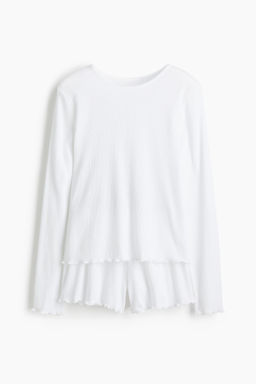 Pijama en pointelle