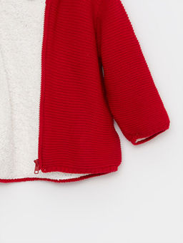 Kap??onlu Uzun Kollu Basic K?z Bebek Triko H?rka - Waikiki фото 3