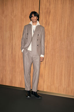 Cardigan en punto de canale Regular Fit