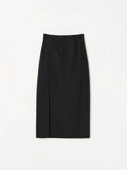 Юбка с разрезом - Emka фото 6