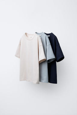 3-PACK OF PLAIN T-SHIRTS