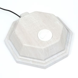 Аквариум "Восьмигранный" с крышкой, 24 литра, 25 х 25 х 45/50 см, беленый дуб