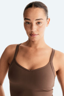 Top de deporte SoftMove con sujetador integrado - H&m фото 4