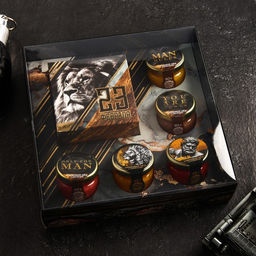 Подарочный набор 23 февраля: крем-мёд, чай