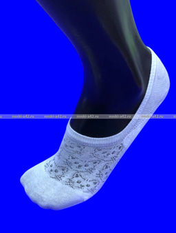 Цена за 10 пар. Зувей следки женские короткие с силиконом КОШЕЧКИ