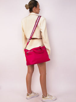 LACCOMA сумка Моника-Л815-фуксия эко кожа хлопок