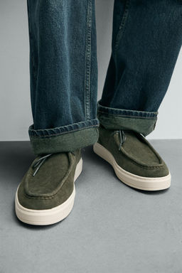 ZAPATO PIEL CASUAL / Verde - Zara фото 3