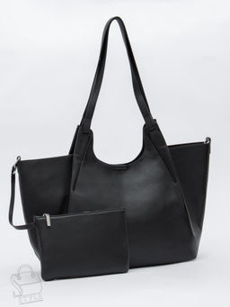 Сумка женская кожаная 1102-1MP black Polina&Eiterou