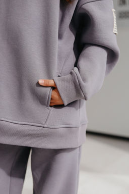 Бомбер утепленный, меланж - Inzibe фото 37