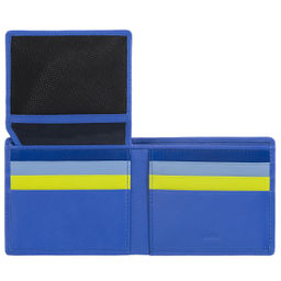 Итальянский мужской кошелек DuDu серии Plinio | васильковый - Dudubags фото 4