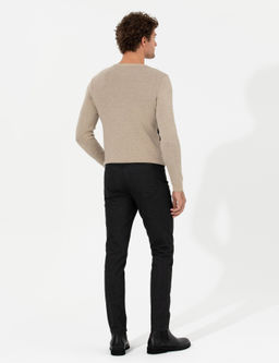 Брюки чинос узкого кроя антрацитового цвета - Cacharel фото 4