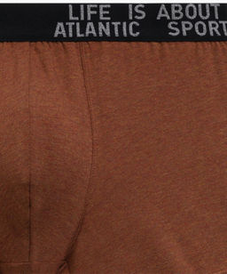 ATLANTIC 3MH-226 Трусы шорты Melange - набор 3 шт. темно-серый меланж + медно-багряный меланж + коричневый меланж фото 5