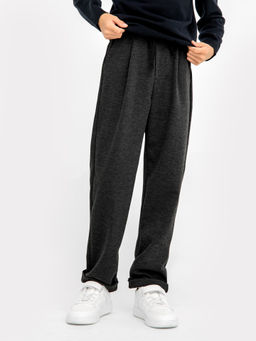 Брюки для мальчиков темно-серые