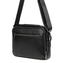 3842-8 black, мужская кожаная борсетка Barcelo Biagi