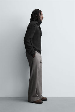 SHINY TEXTURED CARDIGAN