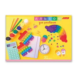 Светоч 32АЛСК4_4_3_9 Альбом для рисования, выборочный лак, 100 г/м2 A4 29 х 20.5 см 32 л. 5 шт. на скобе 000214 Всё вокруг меня  фото 16