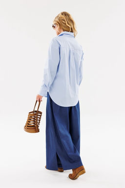 Рубашка AmberA 1097 голубой