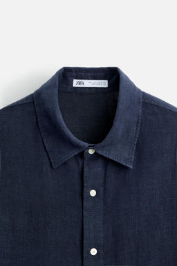 100% LINEN SHIRT - Zara фото 9