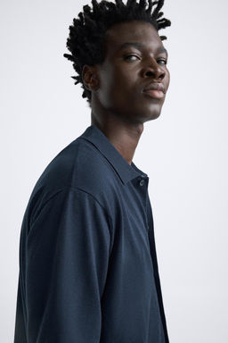 KNIT COTTON - LYOCELL SHIRT - Zara фото 5